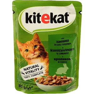 Корм Кітікет 85г кролик в соусі пауч
