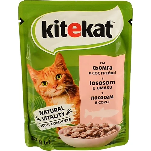 Корм Кітікет 85г лосось в соусі пауч