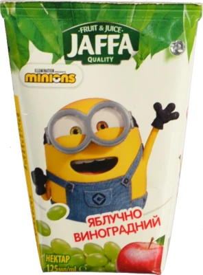 Нектар освітлений Яблучно-виноградний Minions Jaffa т/п 125мл