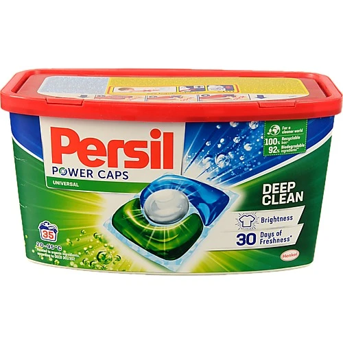Засіб миючий для прання Персіл Капсули універсальні 35шт. цикли прання та світлих речей у капсулах Universal Power Caps Deep Clean Persil 35х14г