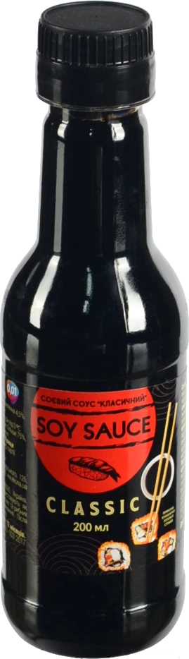 Соус соєвий 0.01 200мл класичний пет.