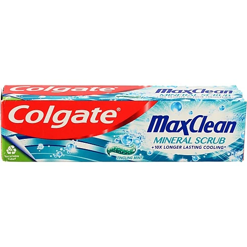 Паста зубна Tingling Mint MaxClean Mineral Scrub Colgate 75мл