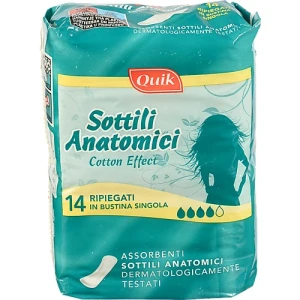 Прокладки Quik 14шт sottili anatomici тонкі