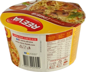 Локшина швидкого приготування зі смаком грибів Reeva 75г