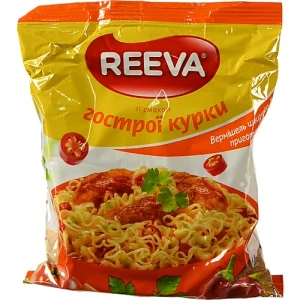 Вермішель Reeva 60г гостра курка