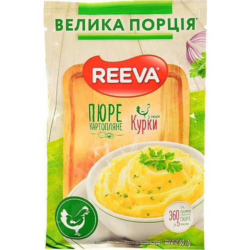 Пюре Reeva 60г картопляне курка