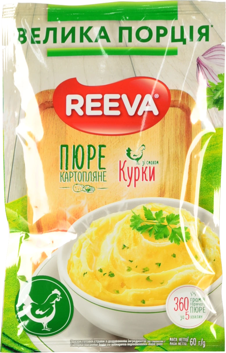 Пюре Reeva 60г картопляне курка