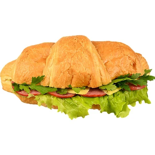 Круасан з салямі