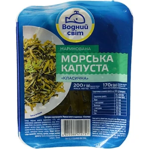 Капуста морська маринована Класична Водний світ лоток 150г
