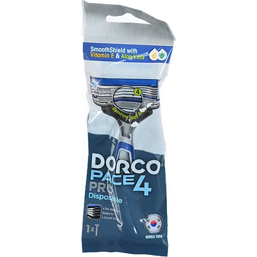 Бритва Dorco PACE4 PRO д.чоловіків 4леза 1шт одноразова