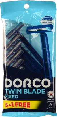 Бритва Dorco Twin Blade д.чоловіків 2леза 6шт одноразова
