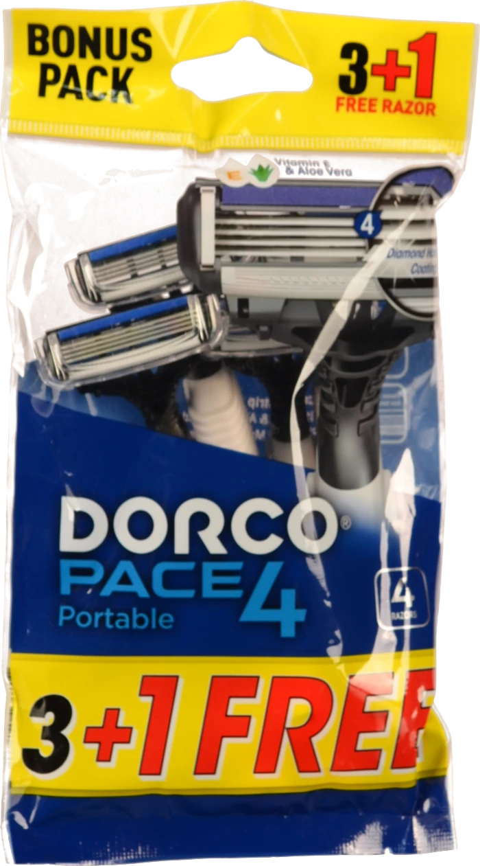 Бритва Dorco PACE4 PRO д.чоловіків 4леза 4шт одноразова