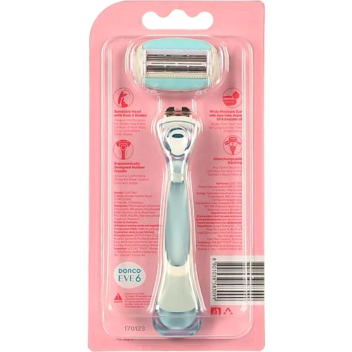 Бритва Dorco жіноча системна 6лез