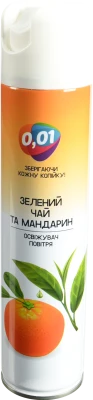 Освiжувач 0.01 300мл зелений чай мандарин