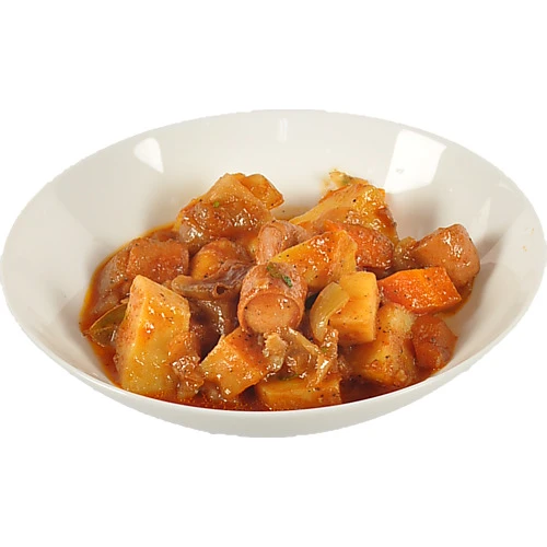 Печеня з сосисками