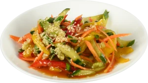 Салат Овочевий з кунжутом