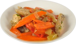 Куряче філе з овочами