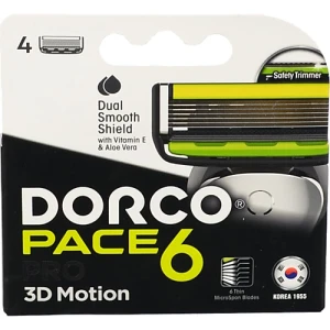 Картриджи Dоrco 4шт pace 6 лез