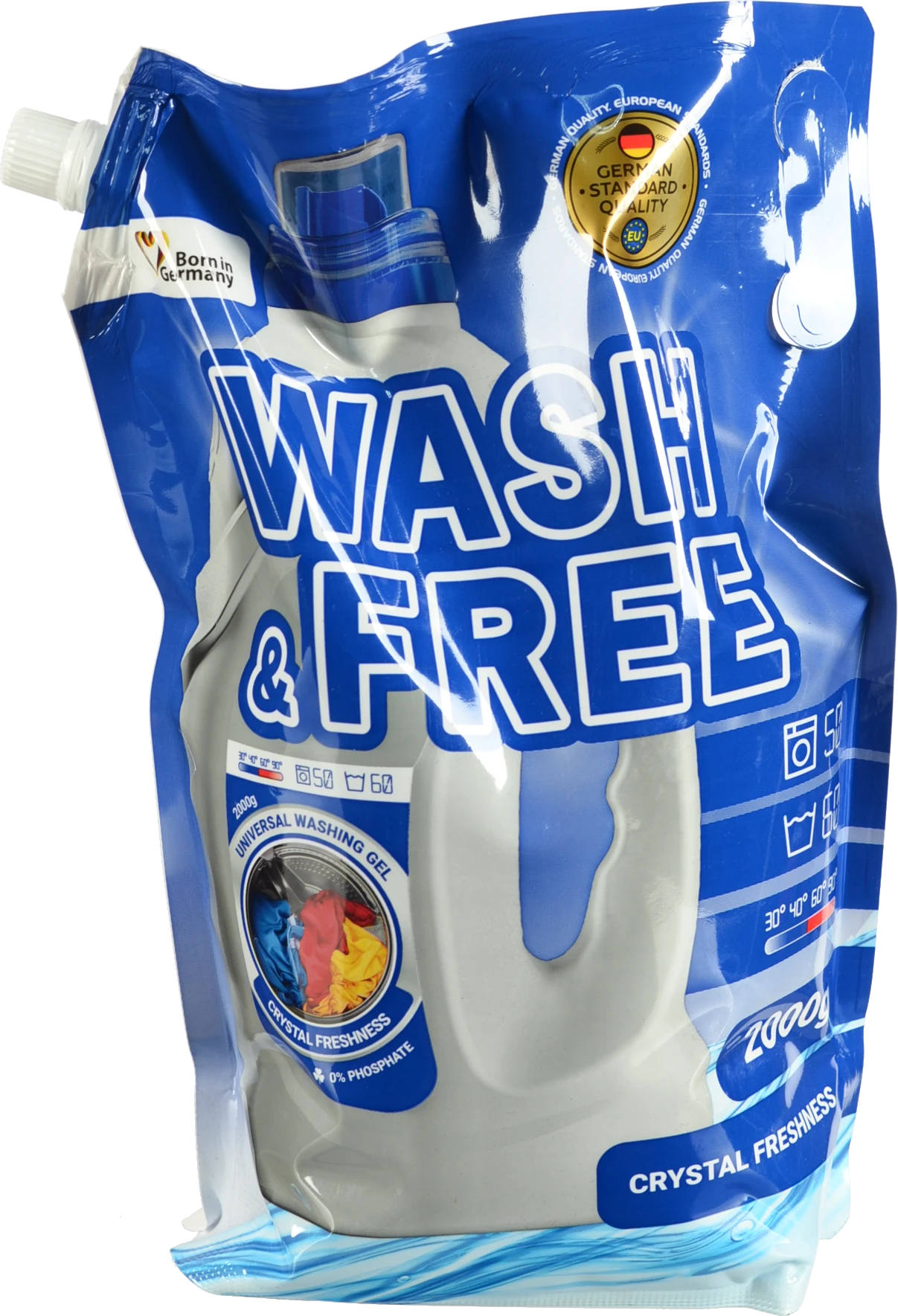 Універсальний гель для прання Wash&Free 2кг купити в Одесі за