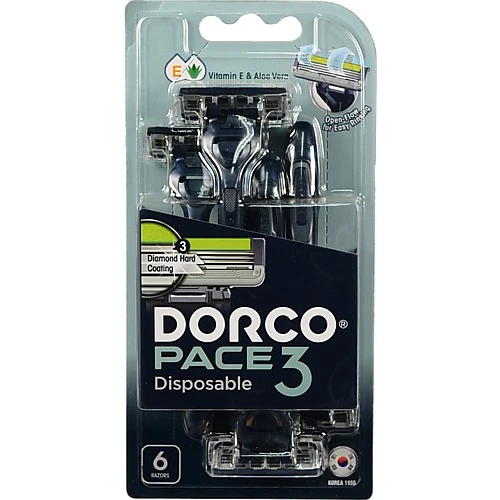 Бритва Dоrco 6шт одноразова pace 3 леза