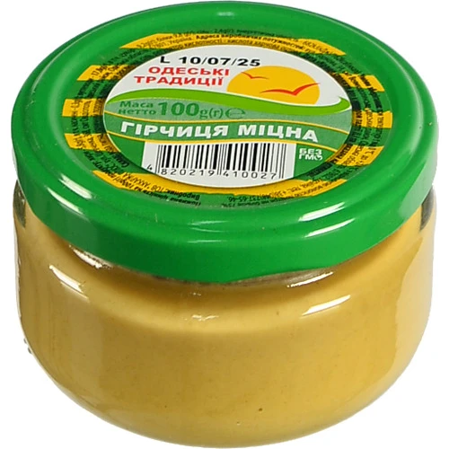 Гірчиця міцна Одеські традиції с/б 100г