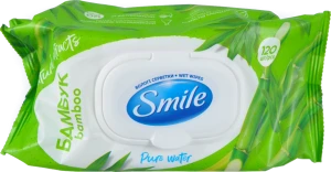 Серветки вологі Bamboo Smile 120шт