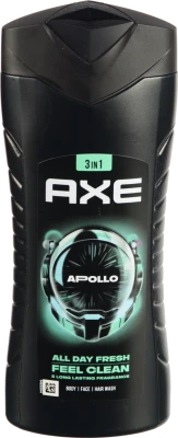 Гель д.душу та шампунь Aхе 400мл аполло