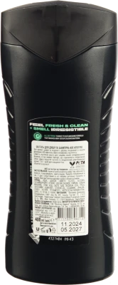 Гель д.душу та шампунь Aхе 400мл аполло