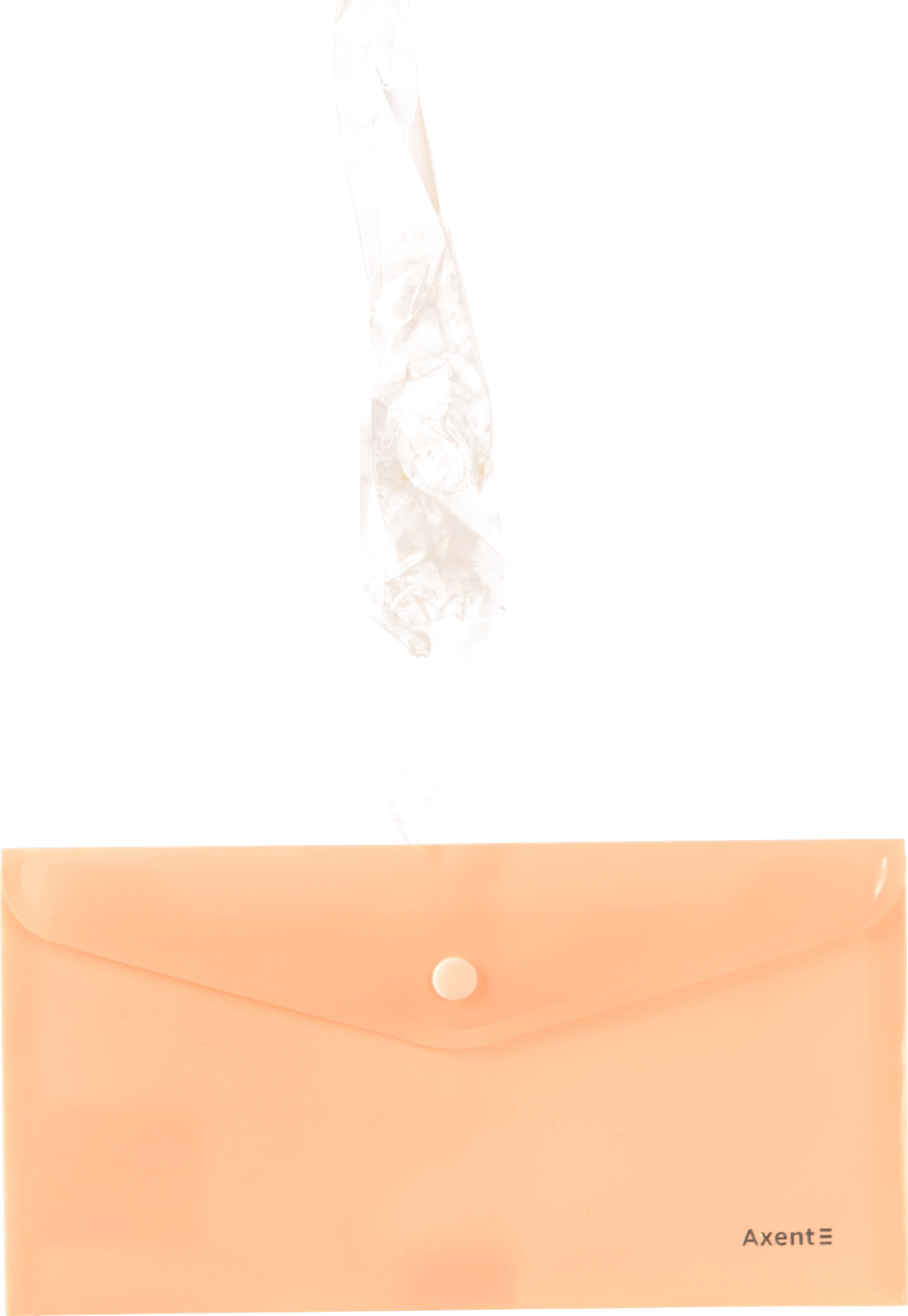 Папка-конверт на кнопці DL. Pastelini. персикова