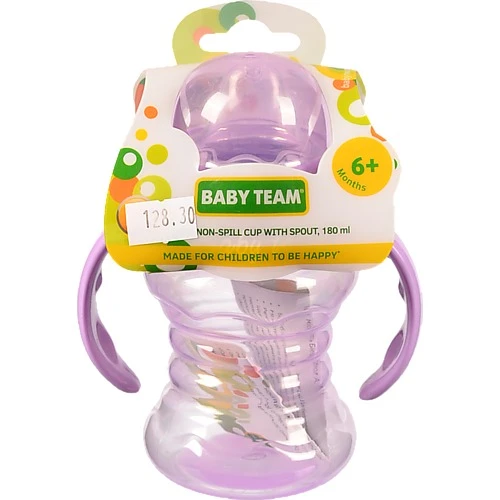 Поїльник-непроливайка із спаутом 180мл Baby Team 1шт