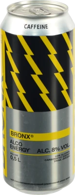 Напій енергетичний 0.5л 8% слабоалкогольний сильногазований Bronx ж/б