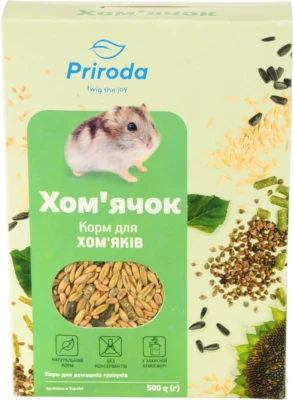Корм для хом'яків Природа к/у 500г