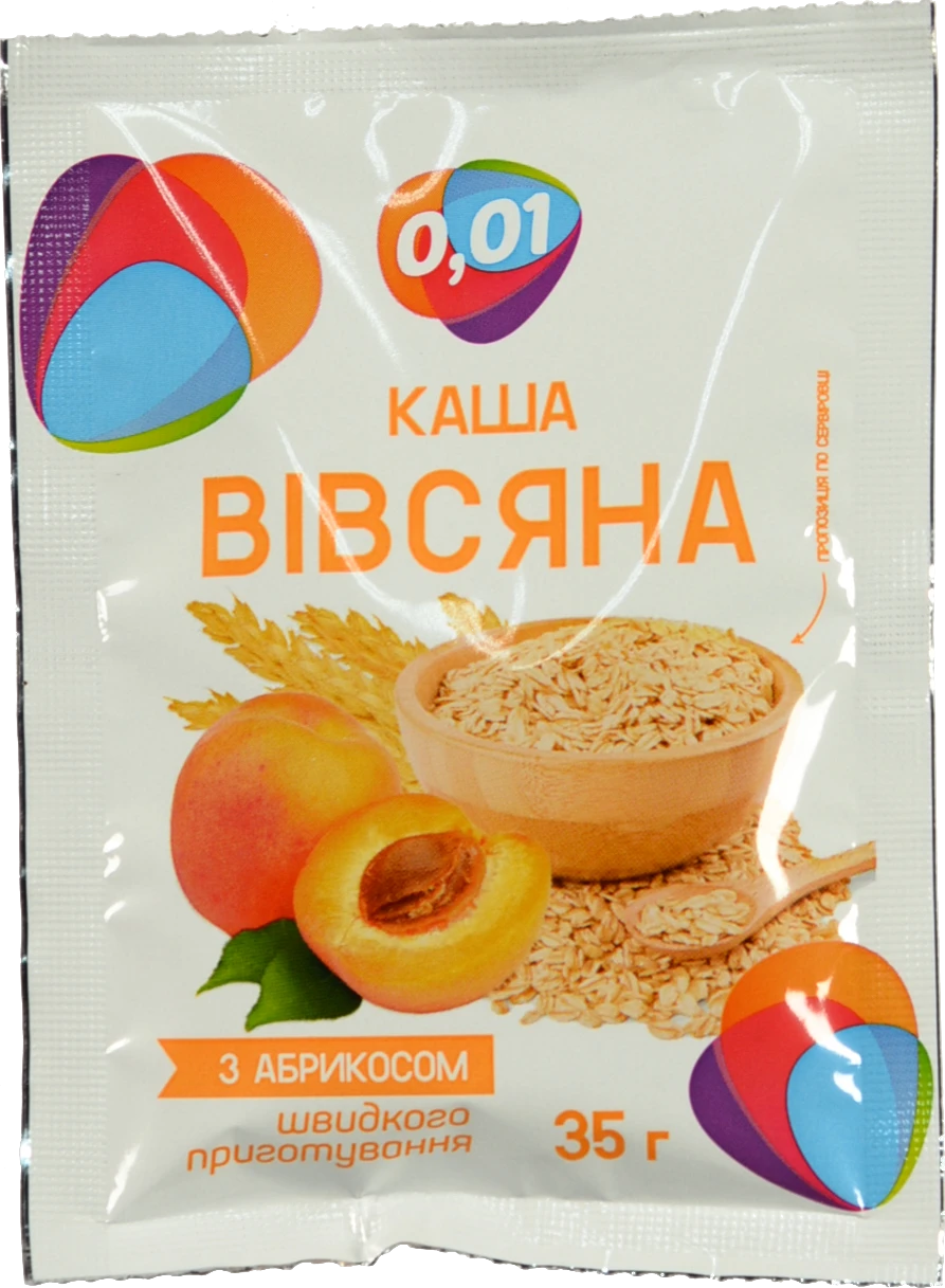 Каша вівсяна 0.01 35г абрикос