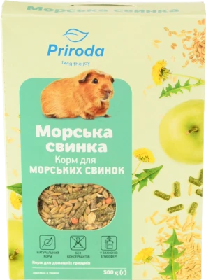 Корм для морських свинок Природа 500г