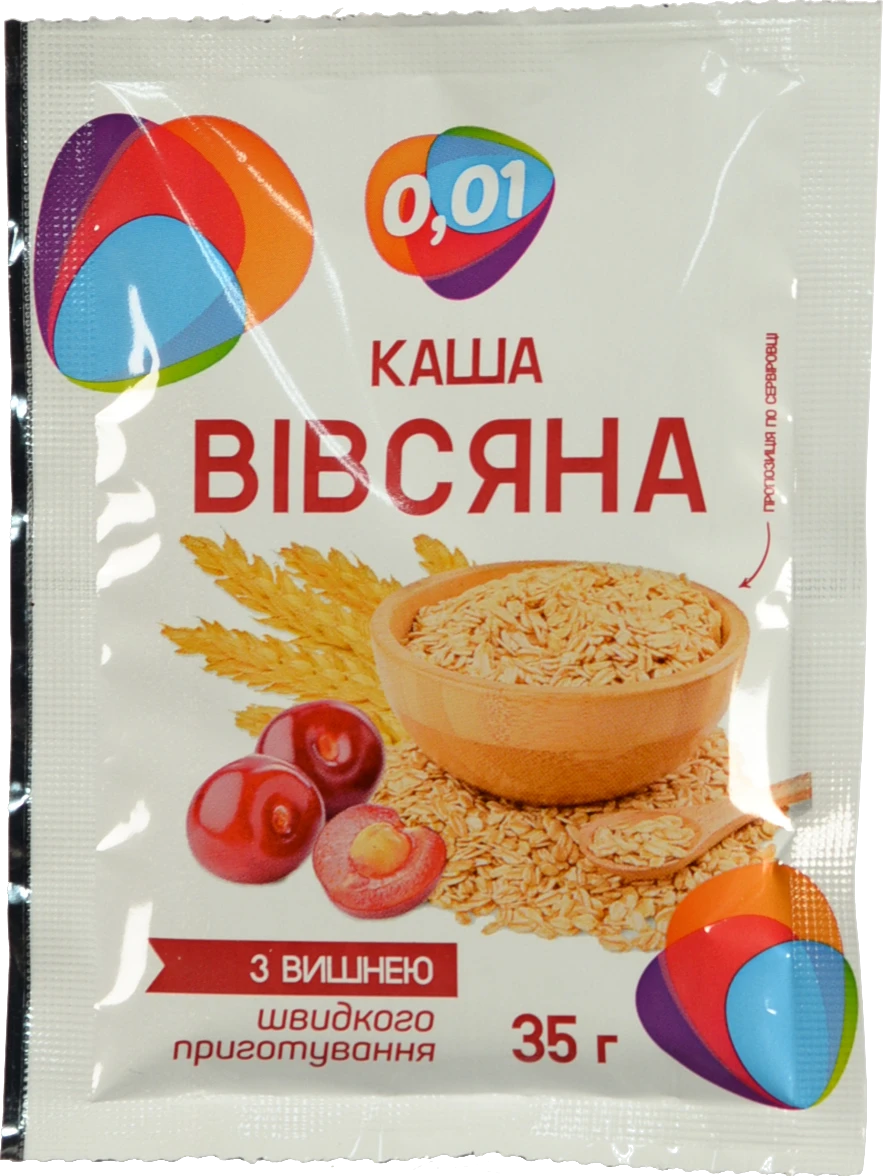 Каша вівсяна 0.01 35г вишня