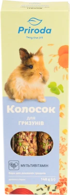 Корм для гризунів Мультивітамін Колосок Природа 140г