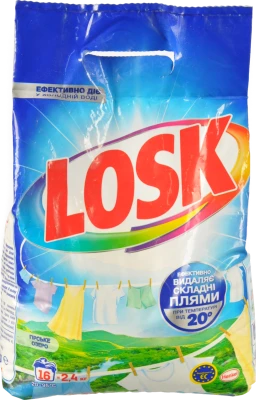 Порошок Losk 2.4кг гірське озеро автомат 16ц.пр