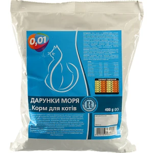 Корм для котів 0.01 400г Дарунки моря
