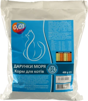 Корм для котів 0.01 400г Дарунки моря