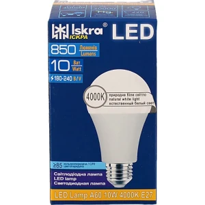 Лампа Led Iskra 10 Вт 4000 К