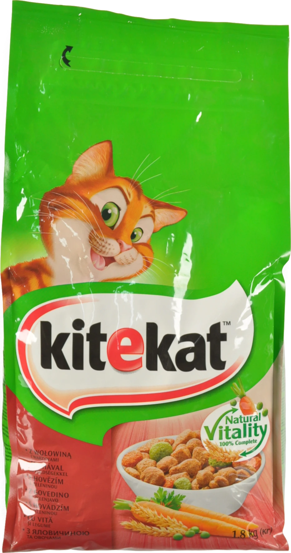 Корм Кітікет 1.8кг яловичина з овочами