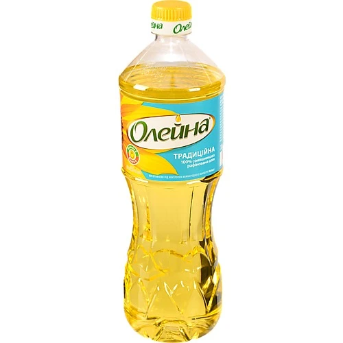 Олія соняшникова рафінована Традиційна Олейна 850мл