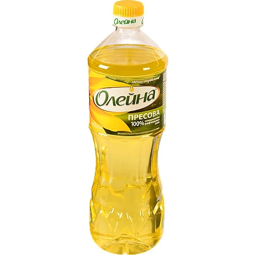 Олія соняшникова рафінована Олейна 0.85л