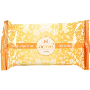 Серветки вологі Multico 15шт жожоба