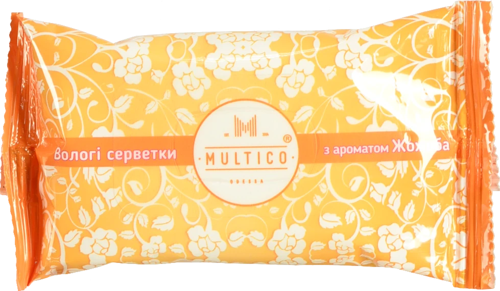Серветки вологі Multico 15шт жожоба