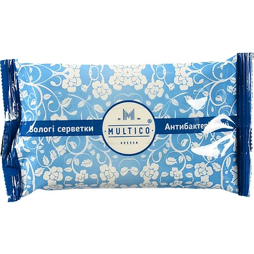 Серветки вологі Multico 15шт антибактерiальнi