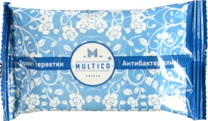 Серветки вологі Multico 15шт антибактерiальнi