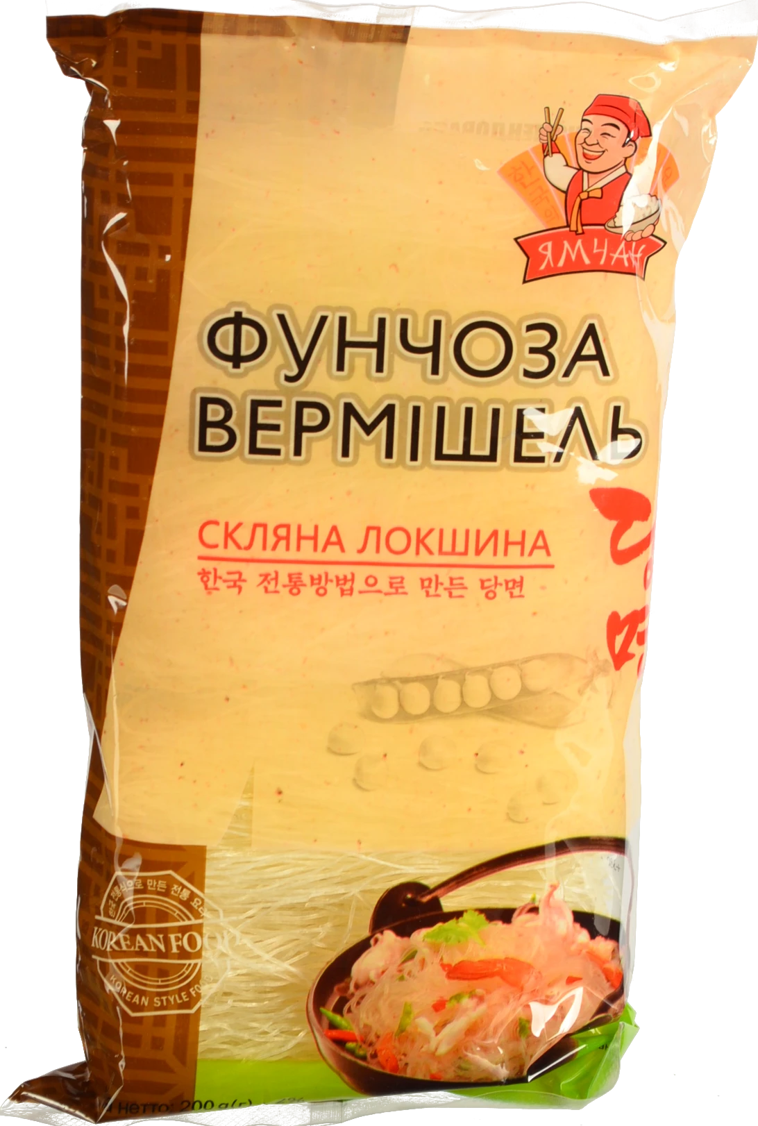 Вермішель YamChan 200г бобова