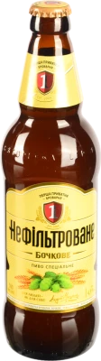 Пиво спеціальне 500мл 4.3% світле нефільтроване пастеризоване Бочкове Перша приватна броварня