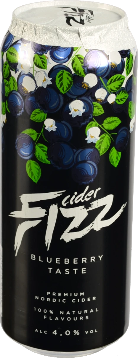 Сидр солодкий газований «Fizz Blueberry Taste», банка металева